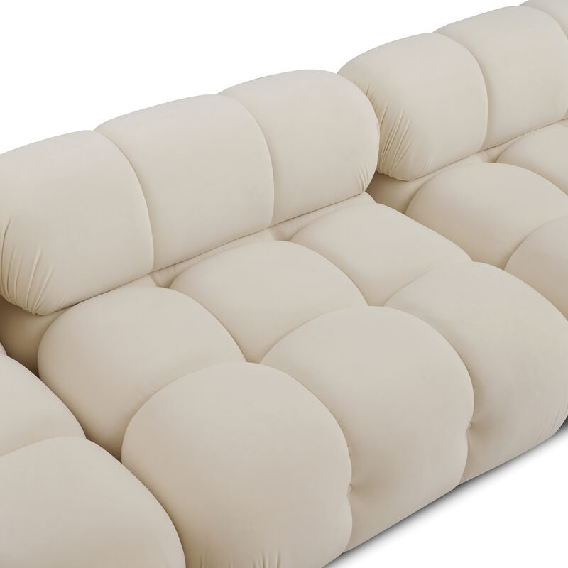 Calliope Cream Performance Velvet 6-piece Modular U-Sectional image number 3