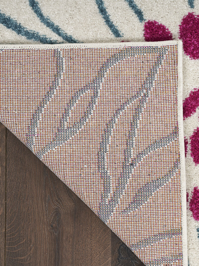 Passion PSN17 Ivory/Multicolor 2'2" x 10' Rug image number 1