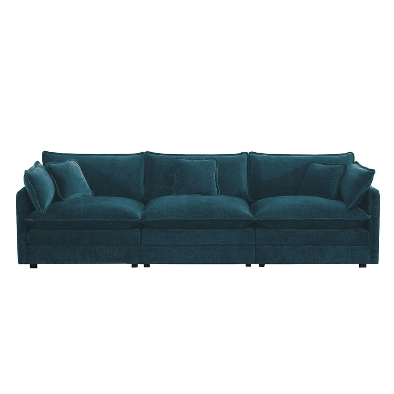 Ninad Mid‑Century Modern 3‑Seater Modular Sofa image number 0