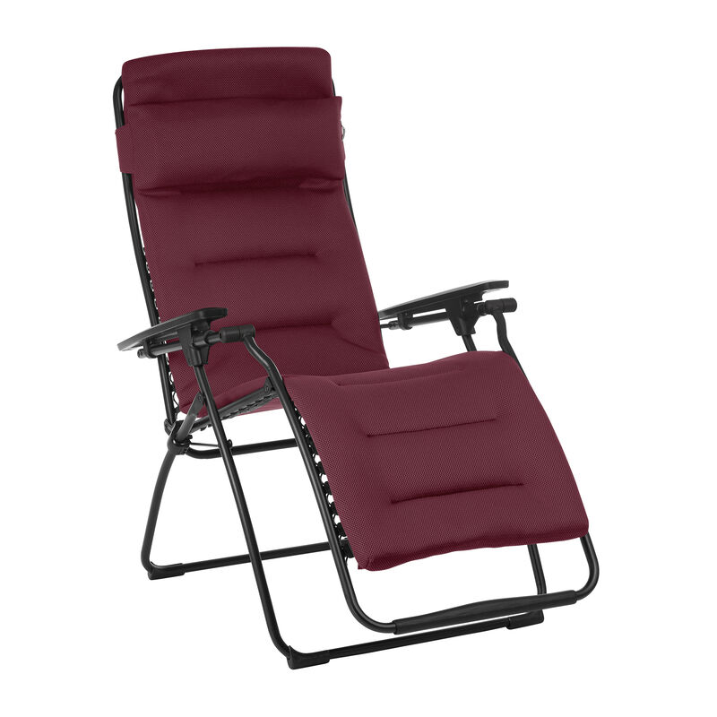 Heavy-Duty Steel Zero Gravity Chair with Removable Outdoor Cushion