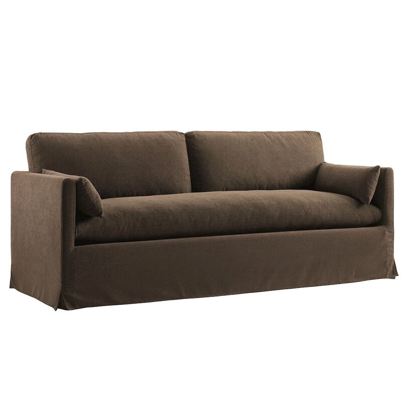 Wellfleet 85" Slipcovered Fabric Sofa image number 0