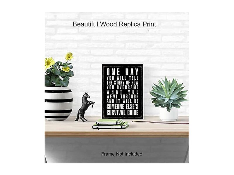 Black Office Decor Inspirational Quotes Positive Posters Men Success Wall Art image number 3