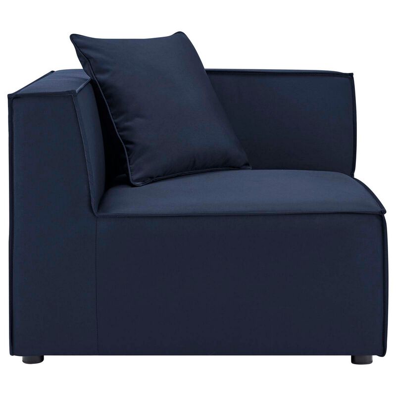 Saybrook Outdoor Patio Upholstered 2-Piece Sectional Sofa Loveseat-Benzara