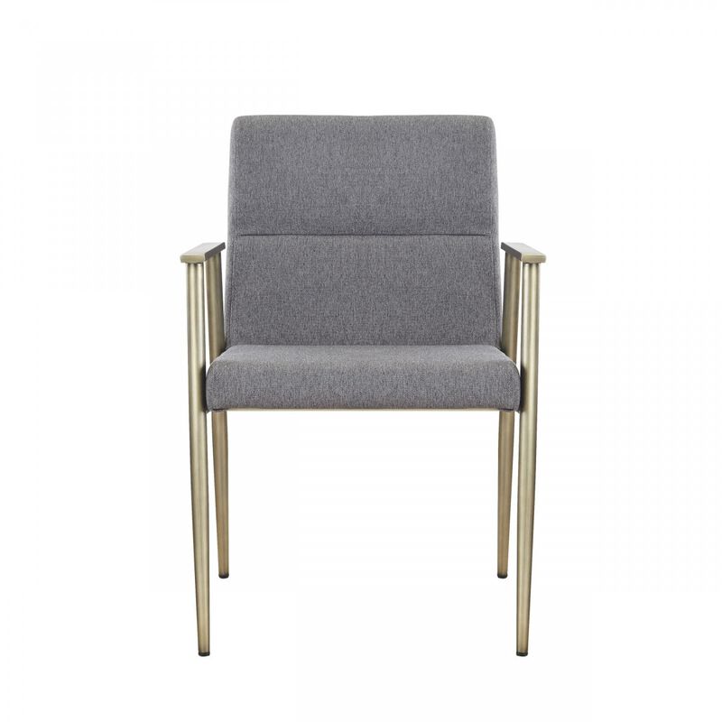 Upholstered Contemporary Dining Chair with Durable Frame