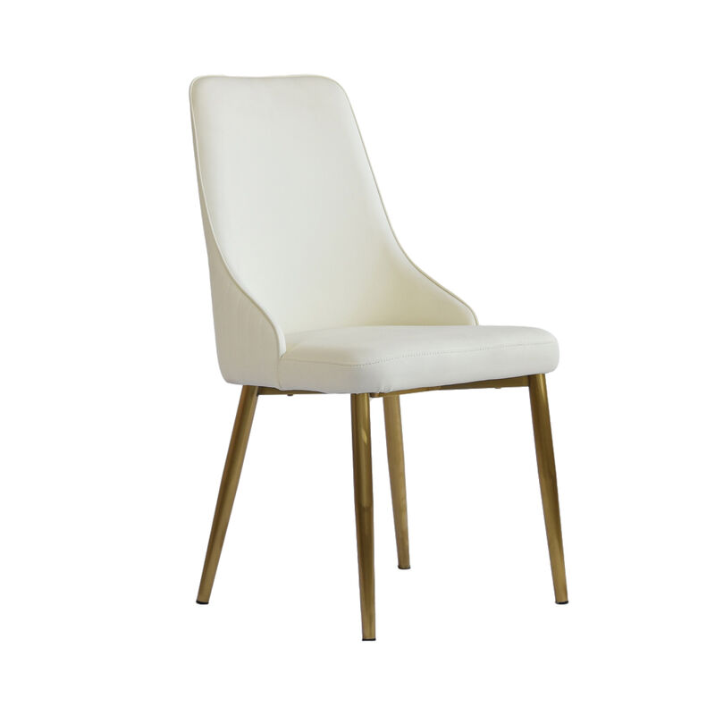 Streamdale Spongefilled dining chair, wood/metal legs(Set of 2) image number 6