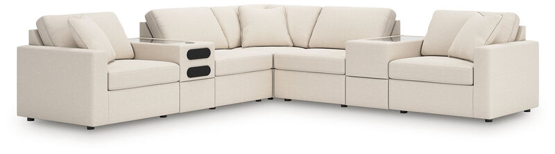 Modmax 7-Piece Balanced Sectional with Audio and Storage Consoles image number 0