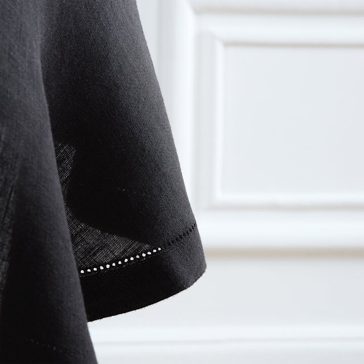 Linen Round Tablecloth - Sonoma Hemstitch