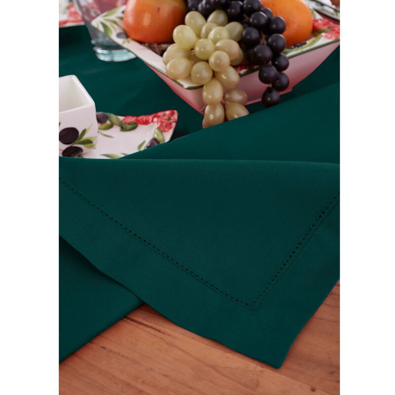 Cotton Linen Tablecloth - Cotton Linen Hemstitch