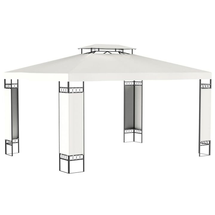 Hivvago 10' x 13' Outdoor Gazebo with Corner Frame