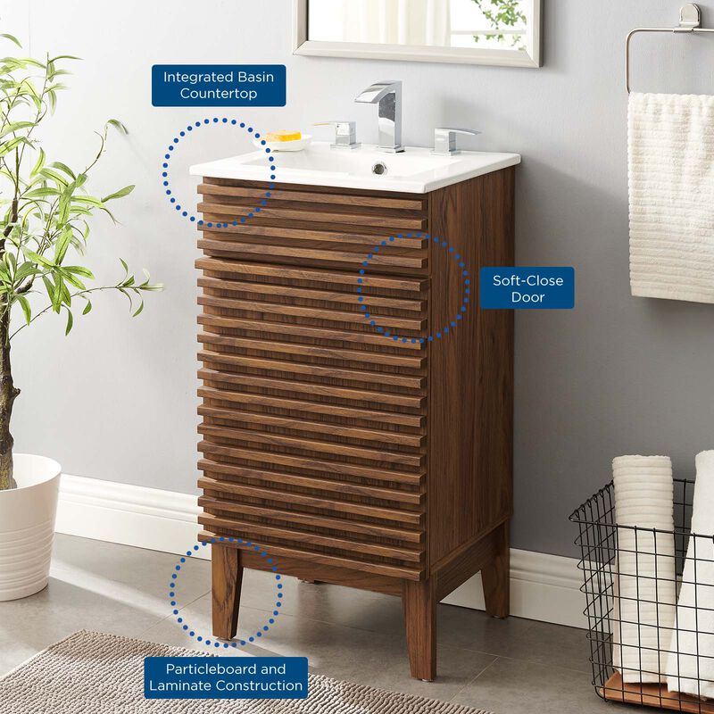 Render 18" Bathroom Vanity Cabinet image number 7