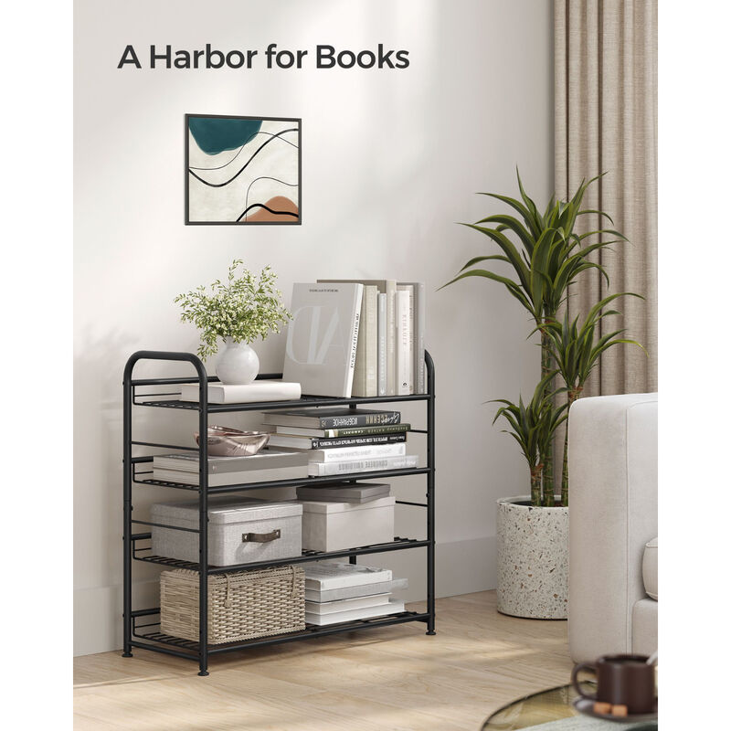 Stackable Shoe Rack - Space-Saving Shoe Organizer for Efficient Storage