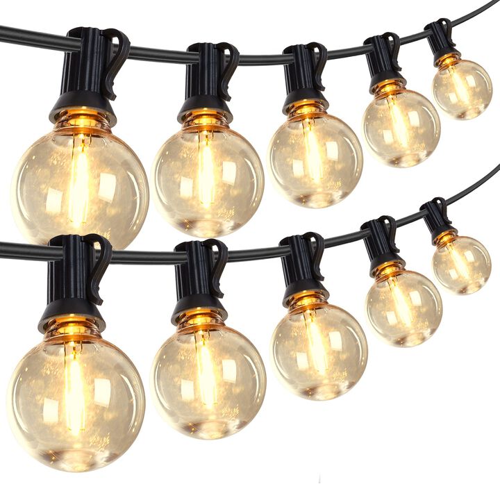 100-Light 197 ft. Outdoor Plug-in Integrated LED Edison String Light