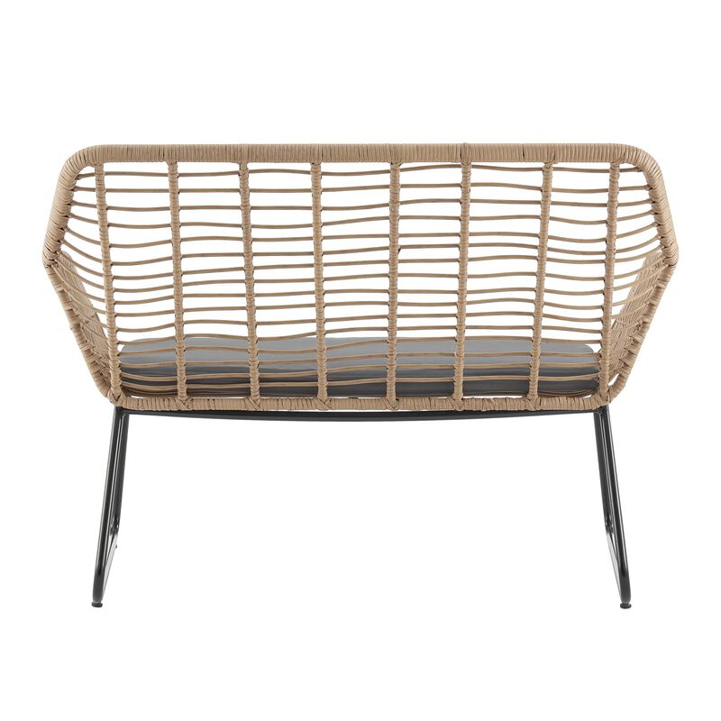 Antibes Gray 4-Piece Patio Set