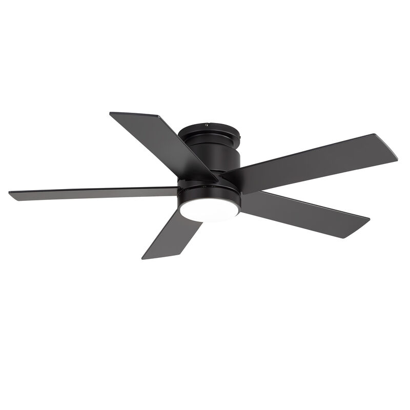 Breezary 42 in Low Profile Ceiling Fan with Light, 5 Blades, Quiet Reversible DC Motor, Remote Control, 6 Speeds image number 0