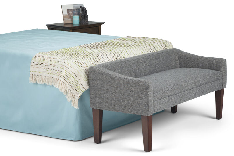 Simpli Home Parris Upholstered Bench image number 3