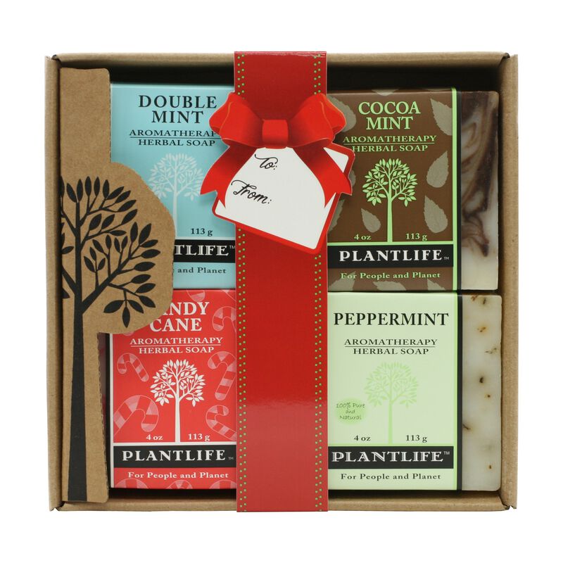 Plantlife Gift Set Soap 4 Pack - Holiday image number 0