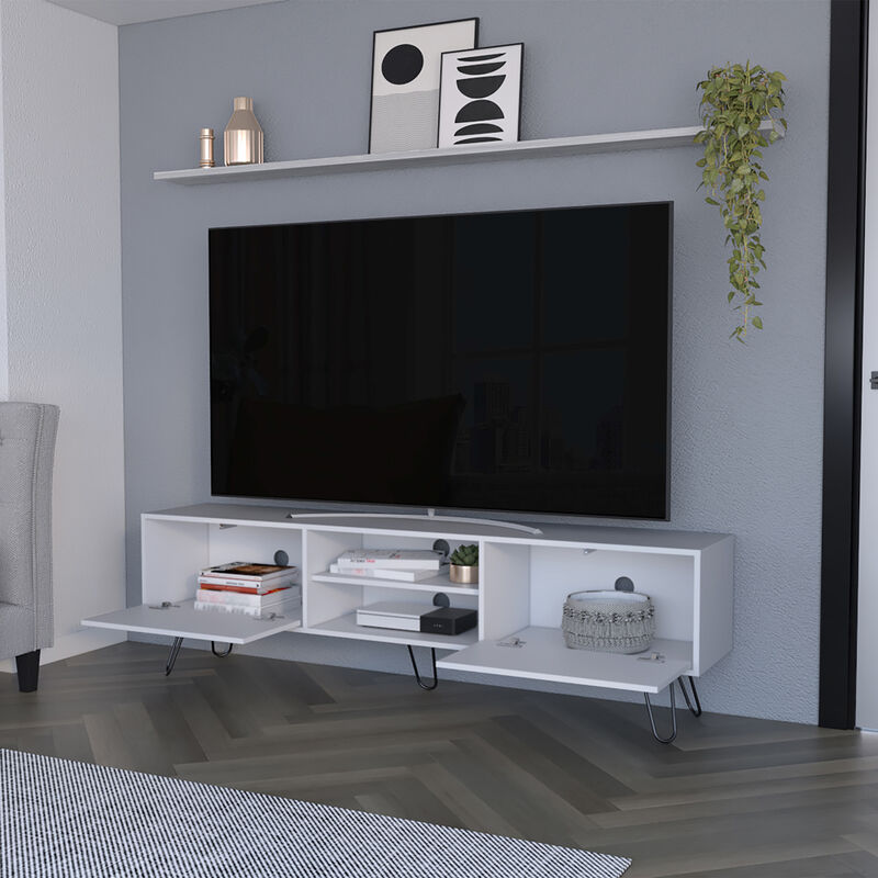 Streamdale TV Stand Franklin, Living Room, White
