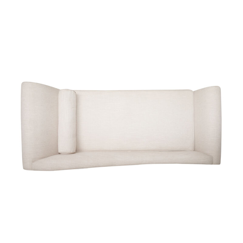 Christopher Knight Home Larina Contemporary Chaise Lounge with Scroll Arms image number 5