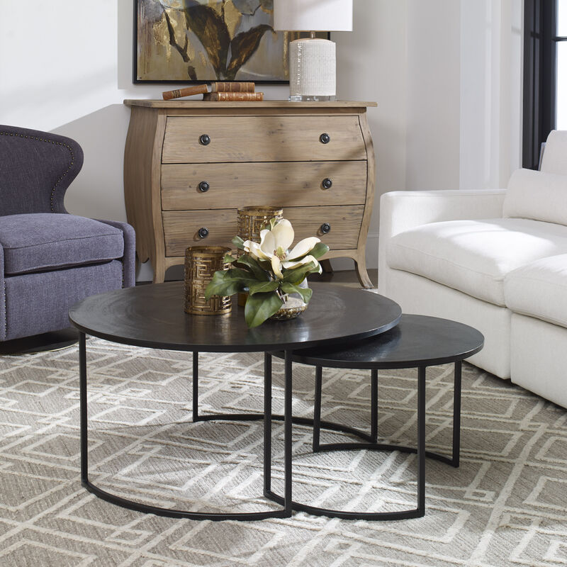 Barnette Modern Nesting Coffee Tables (Set of 2)