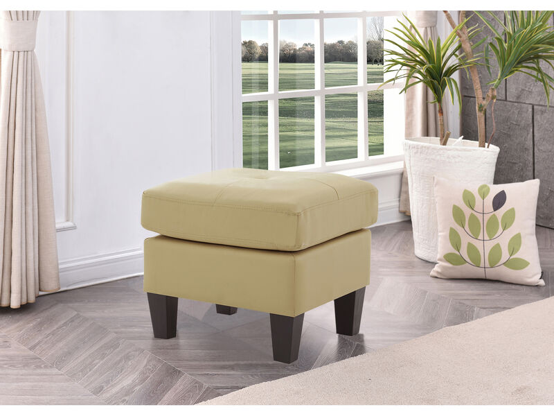 Newbury Faux Leather Upholstered Ottoman image number 2