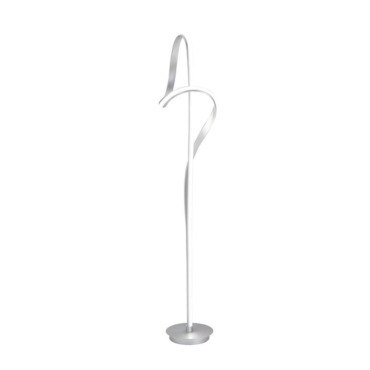 Budapest Floor Lamp Chrome Metal Dimmable Integrated LED