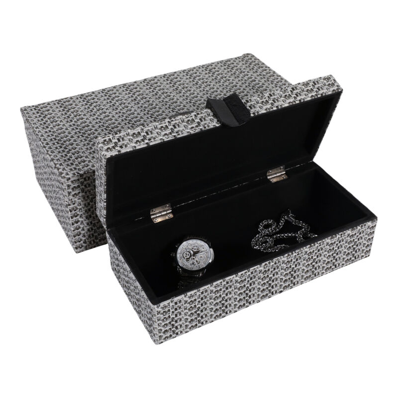 S/2 Snakeskin Boxes W/Hardware image number 2