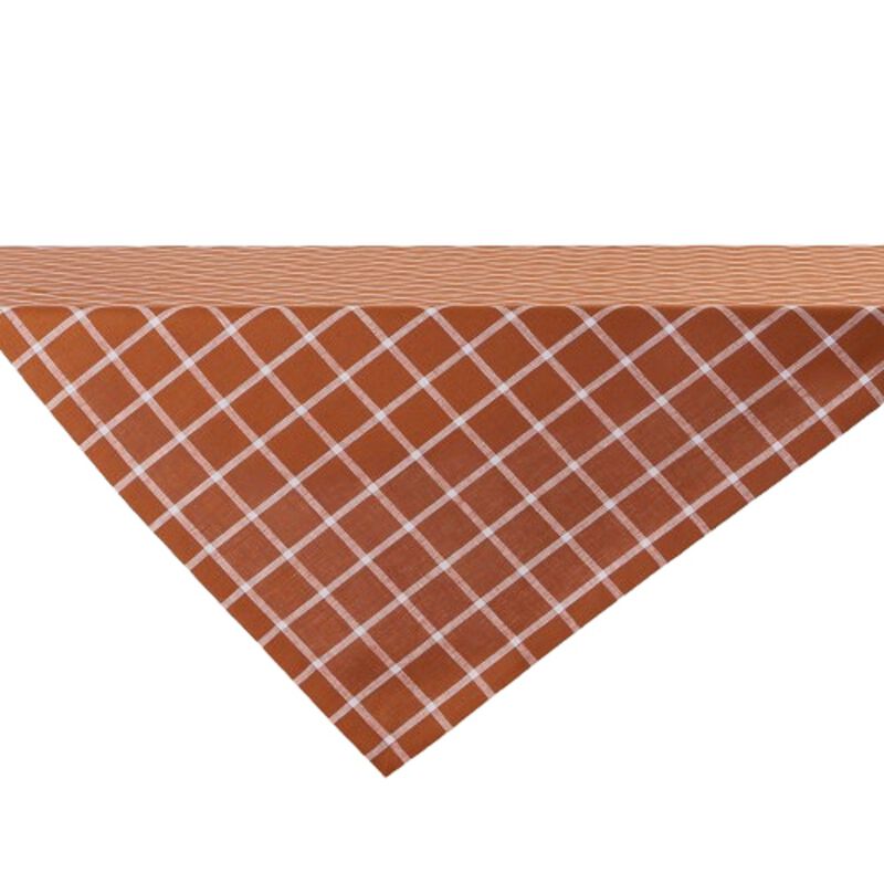 Solino Home 100% Pure Linen Table Throw - Windowpane