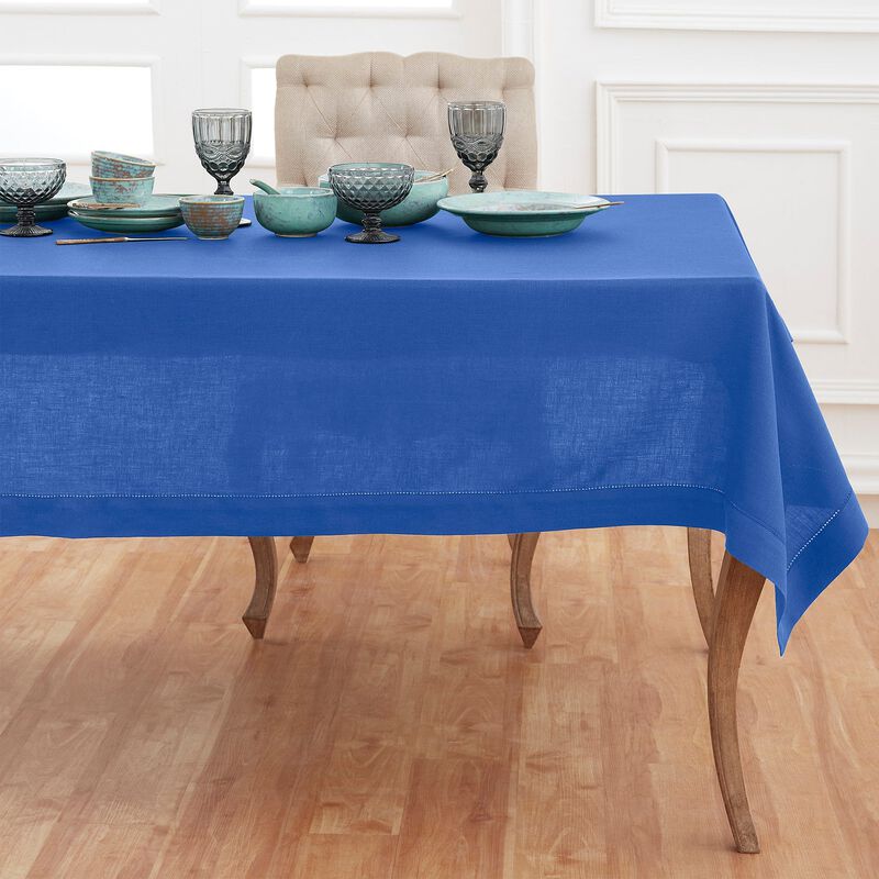Linen Tablecloth - Classic Hemstitch