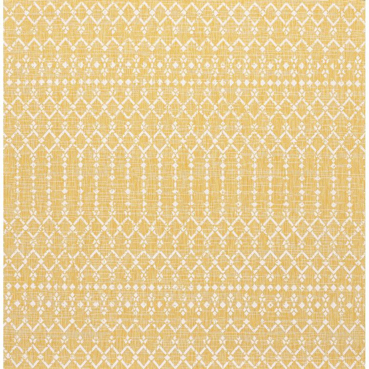 Ourika Moroccan Geometric Textured Weave Square Indoor/Outdoor Area Rug