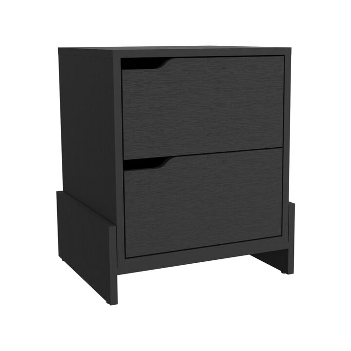 Streamdale Brookland Nightstand with Drawers (Wengue Finish)