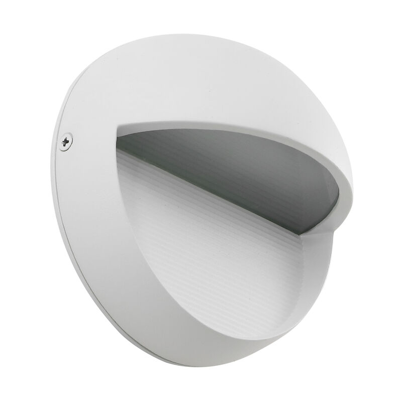 Orbe 6.25" Outdoor Metal/Glass Dimmable Integrated LED Wall Sconce