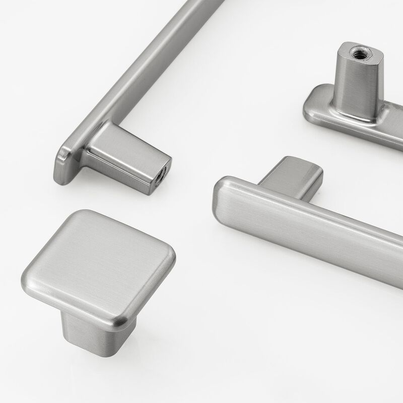 Hestia Hardware 10 Pack 10 Inch Modern Curved Edge Flat Bar Pull image number 3