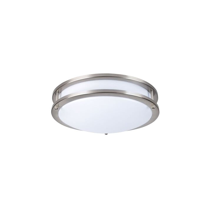 Elitco Lighting LED DOUBLE RING CEILING FLUSH, 5000K, 120 degree, CRI80, ES, UL, 15W, 120W EQUIVALENT, 50000HRS, LM1050, DIMMABLE, 5 YEARS WARRANTY, INPUT VOLTAGE 120V