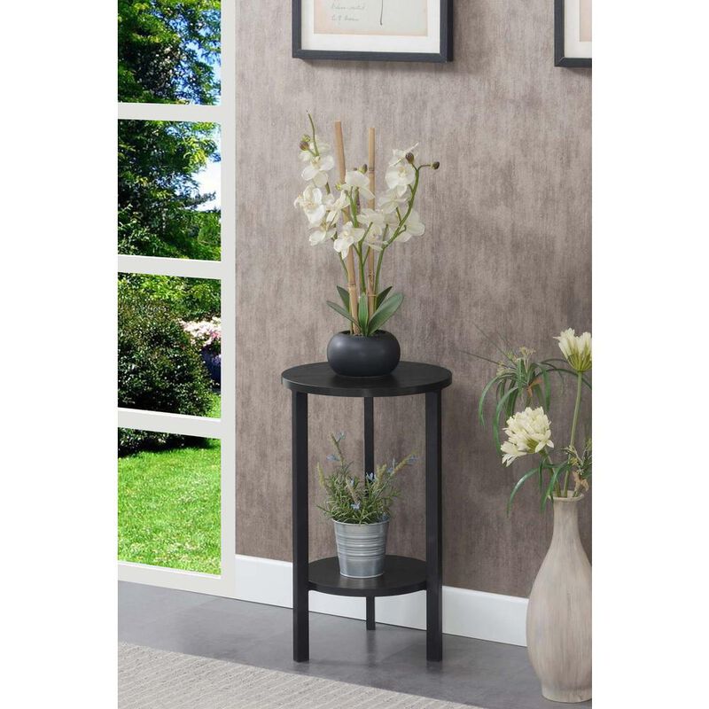 Convenience Concepts Graystone 24 inch 2 Tier Plant Stand