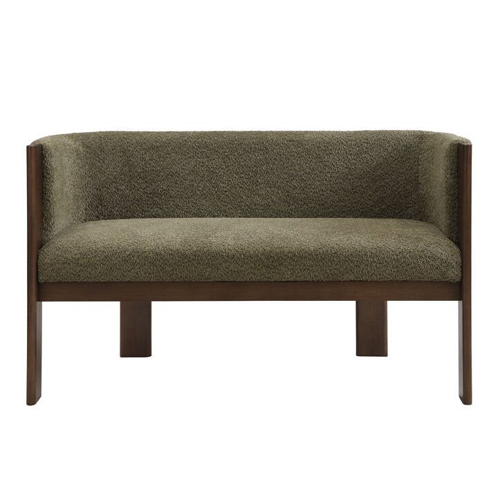 Pikert 48.5" Upholstered Solid Loveseat