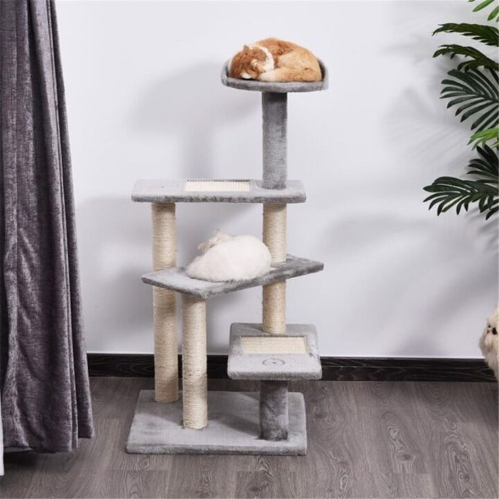 Cat House with Shelves Multi-Level Cozy Shelter & Climbing Space for Cats