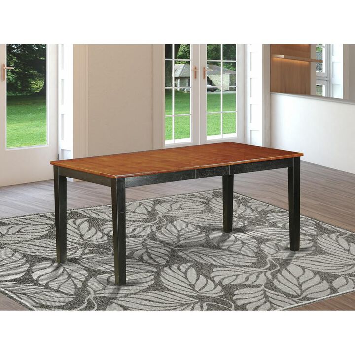 Nicoli Rectangular Dining Table 36"x66" with 12" Butterfly Leaf