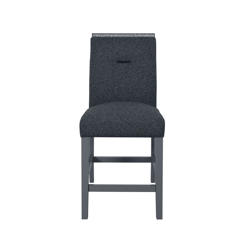 Monaco Dark Grey Bar Stools Set of 2 image number 0