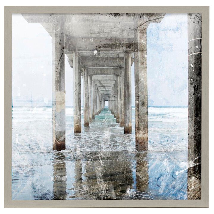 Postcard From The Pier II Framed Print