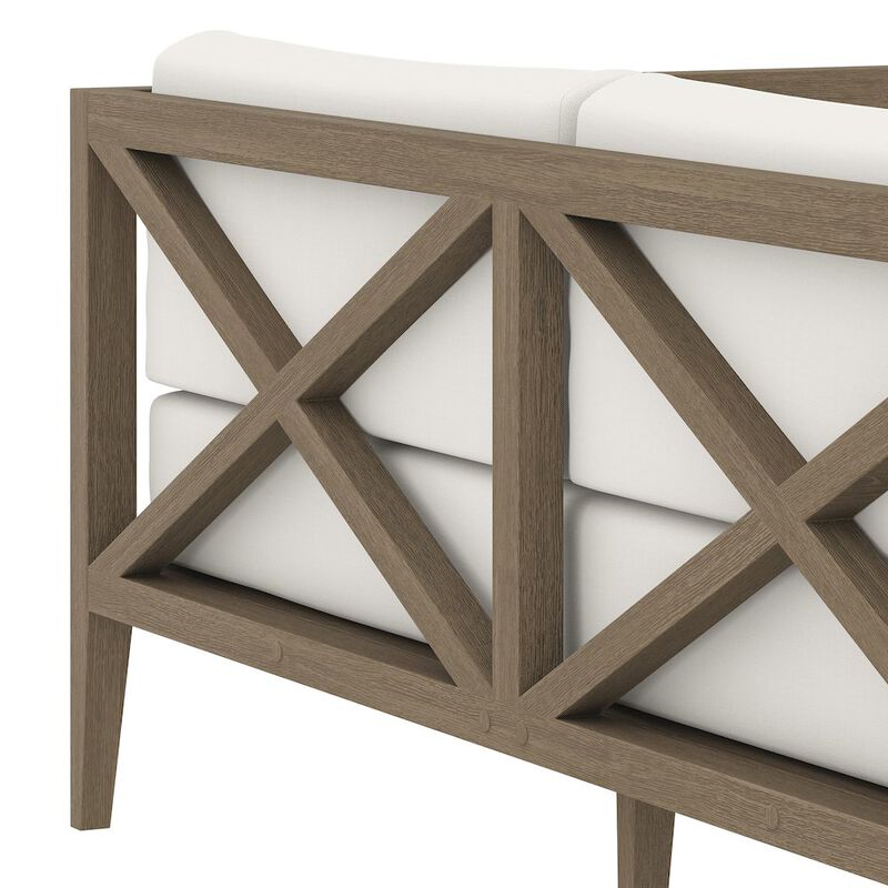 Modway Northlake Outdoor Patio Teak Loveseat