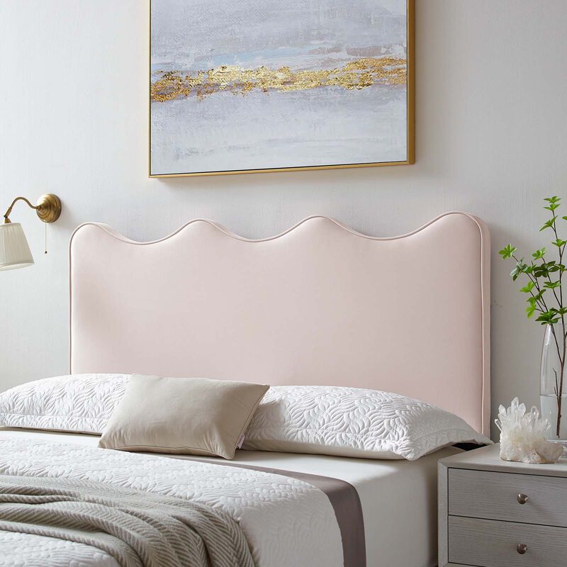Athena Performance Velvet Twin Headboard image number 1