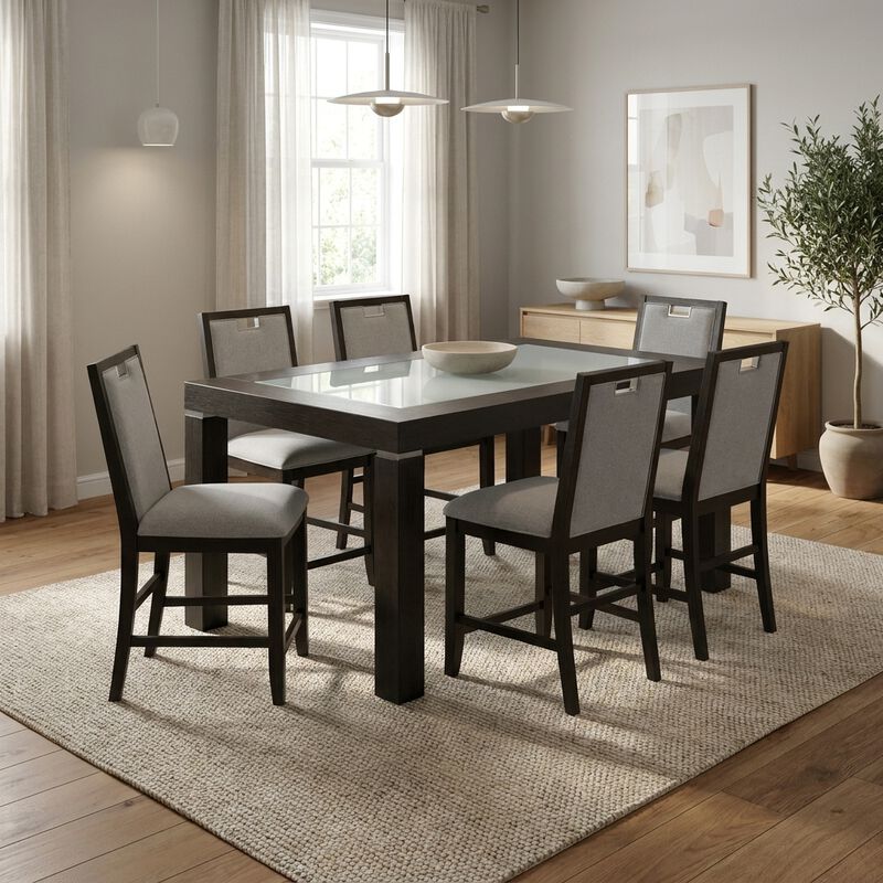 Elodie Counter Table & 4 Stools image number 3