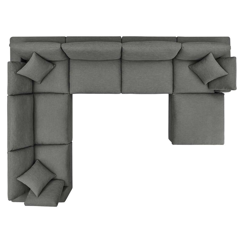 Commix Down Filled Overstuffed 7-Piece Sectional Sofa image number 9