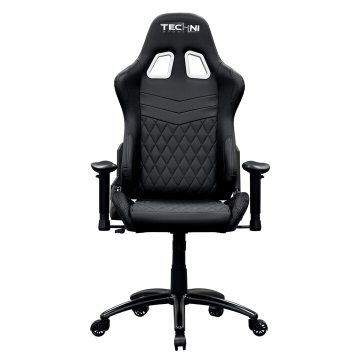 TS-5100 Ergonomic High Back Racer Style PC Gaming Chair, Black