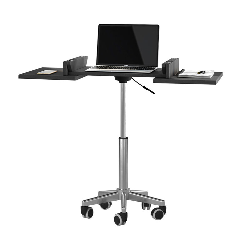Folding Table Laptop Cart, Graphite