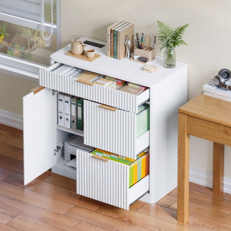 Wixwed Freestanding Storage Cabinet image number 2