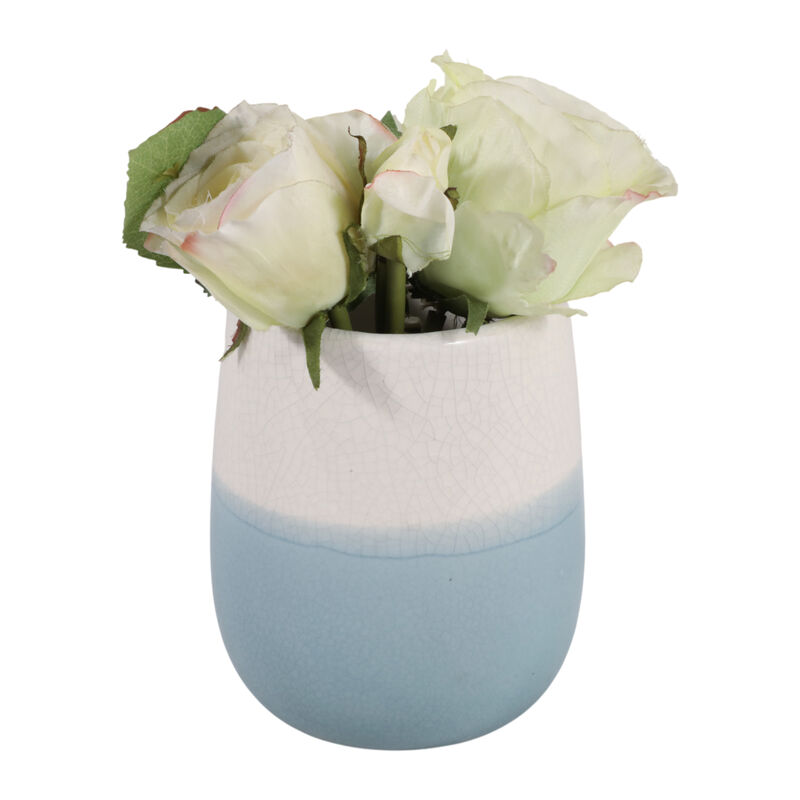 2-Tone Pencil Cup White/Blue image number 1