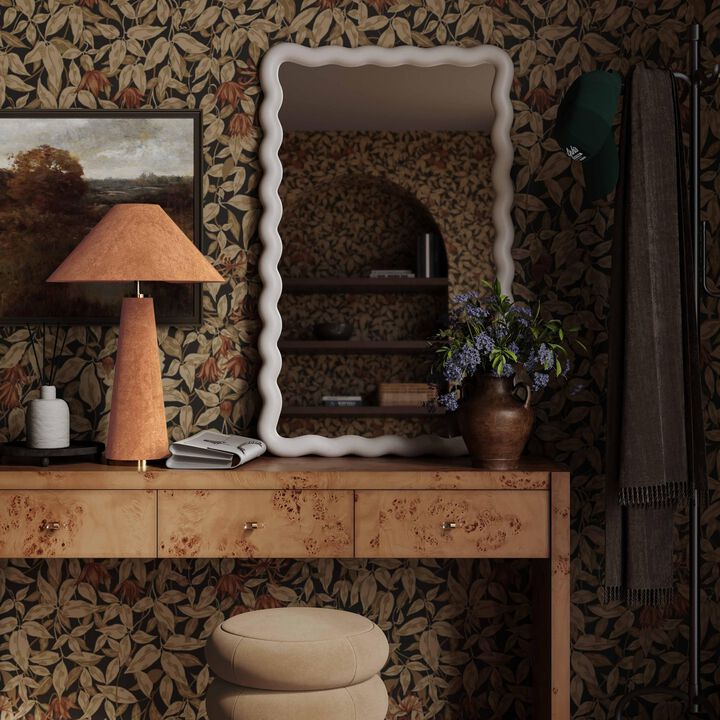 Tov Furniture Graham Terracotta Velvet Table Lamp