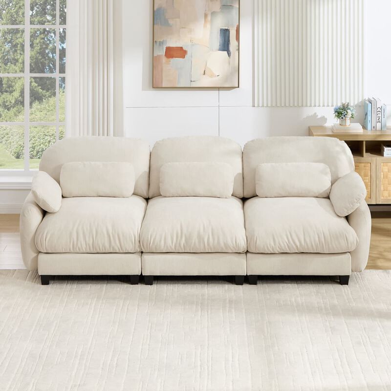 3-Seat modular cloud couch image number 3