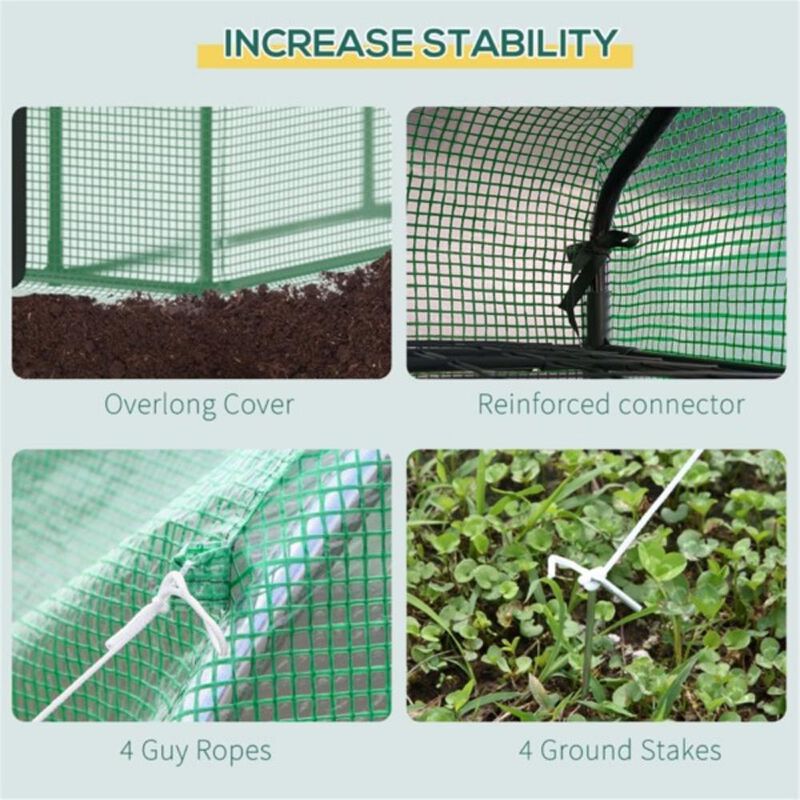 Compact Walk-In Greenhouse for Indoor & Outdoor Gardening